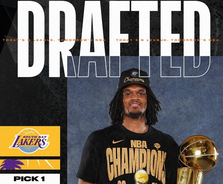 Драфт лиги G: Саут-Бэй Лейкерс выбирают бывшего игрока «Тандер» Диллона Джонса под общим номером 1