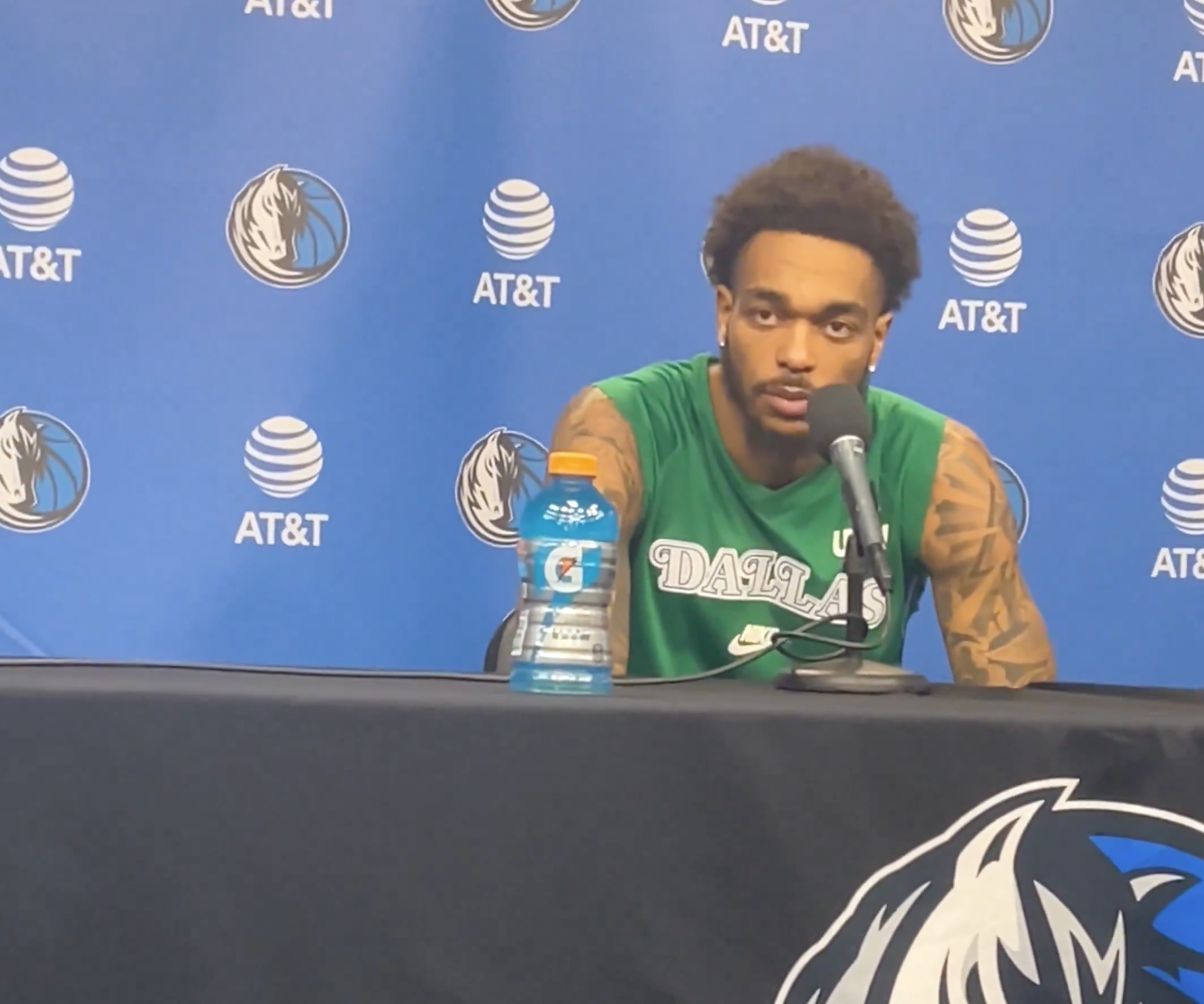 Пи Джей Вашингтон: Надеюсь, каждый сможет поболеть за нас сегодня вечером и вести себя тихо при выполнении штрафных бросков