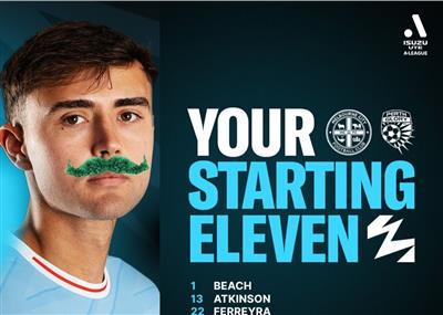 Стартовый состав «Мельбурн Сити» — «Перт Глори»: в списке Леки П.К. Таггарт, Кучарски, Бич