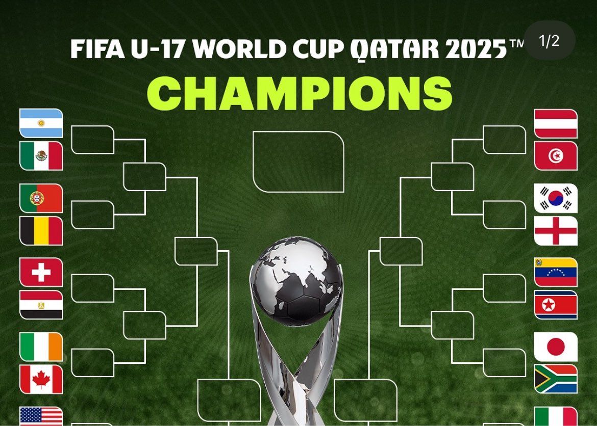 Обнародованы 32 лучших команды чемпионата мира по футболу среди мужчин до 17 лет: 4 азиатские команды выходят вперед, Южная Корея сыграет с Англией