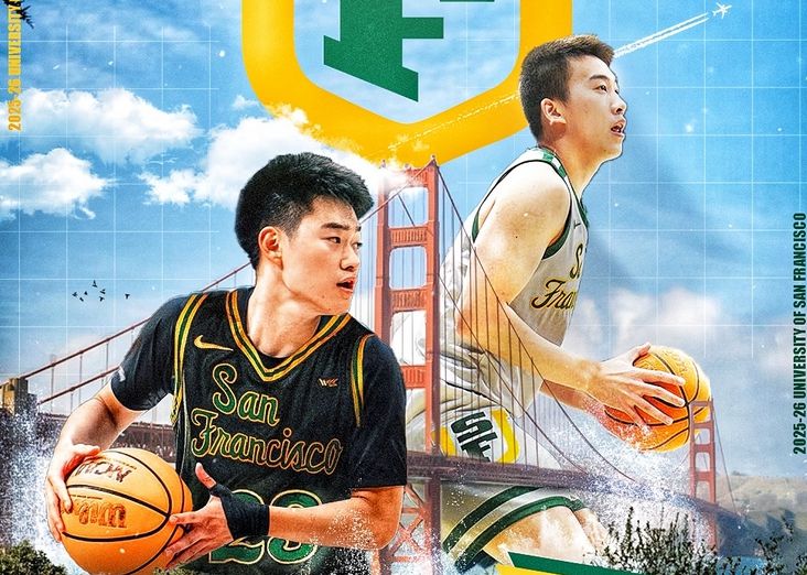 23 очка Ван Цзюньцзе установили новый рекорд NCAA! Университет Сан-Франциско, 74-79, штат Юта